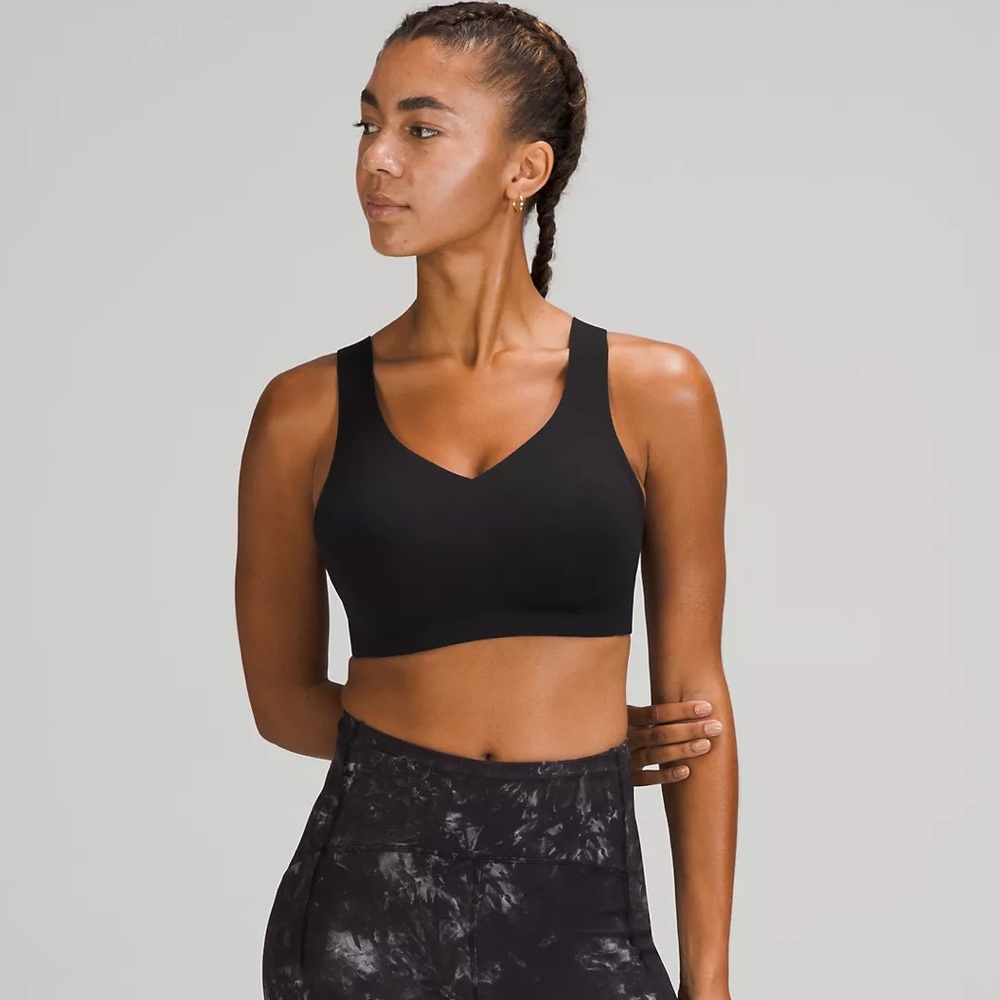 Lululemon Enlite Yoga Sports Bra Black Size 38D NWOT